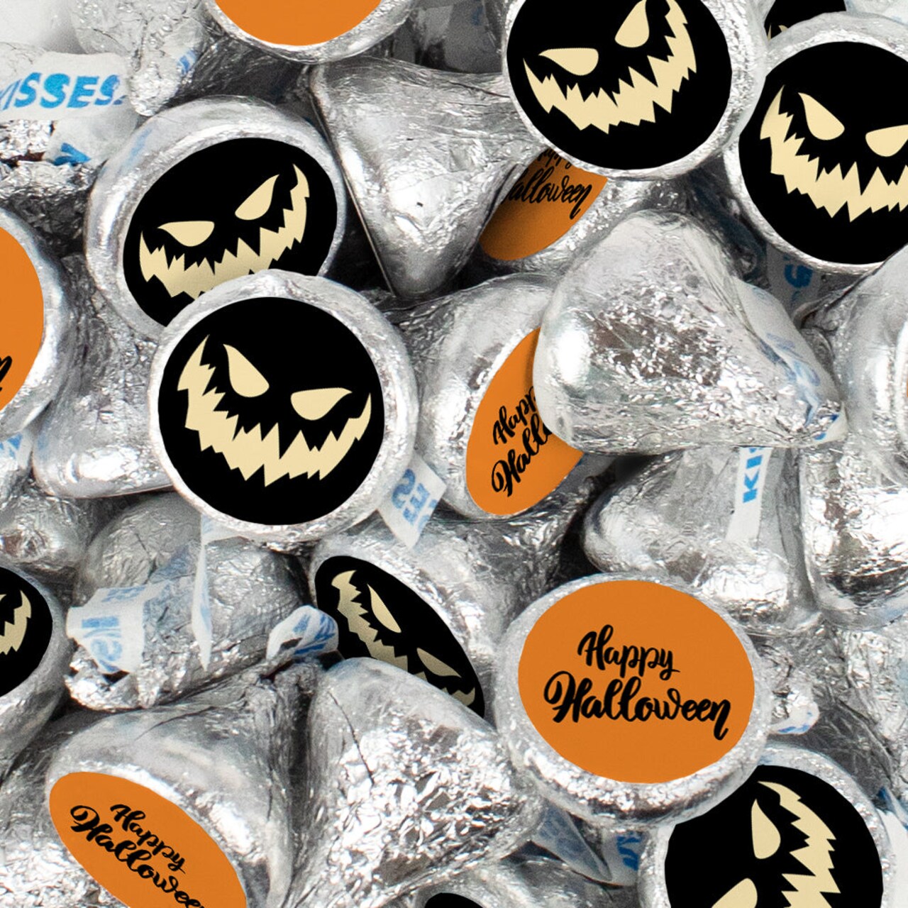 340 Pcs Halloween Party Candy Chocolate Hershey's Kisses (3.4lb) - Pumpkins
